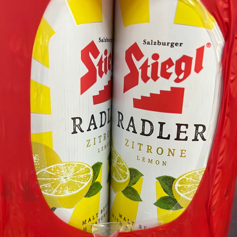 Stiegl lemon radler cans 4pk
