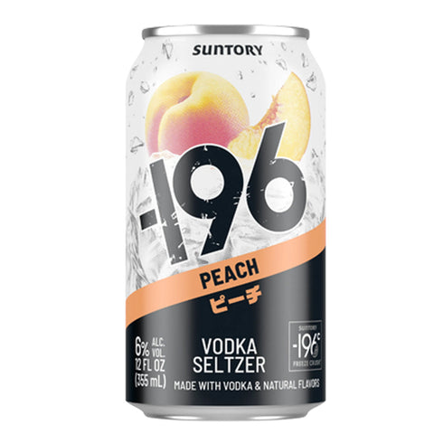 '-196 Peach Vodka Seltzer 12 oz can
