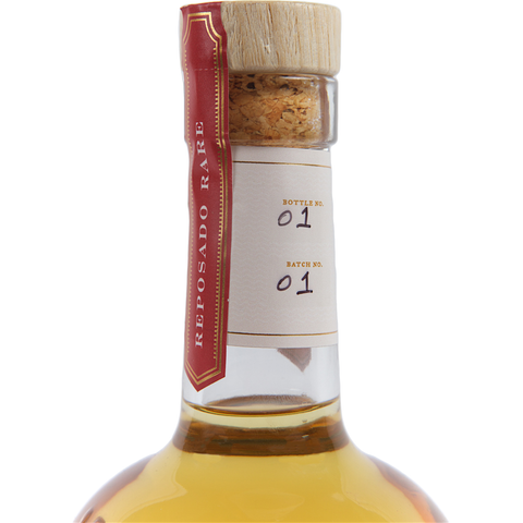 El Tequileño Reposado Rare Tequila Top Label Number