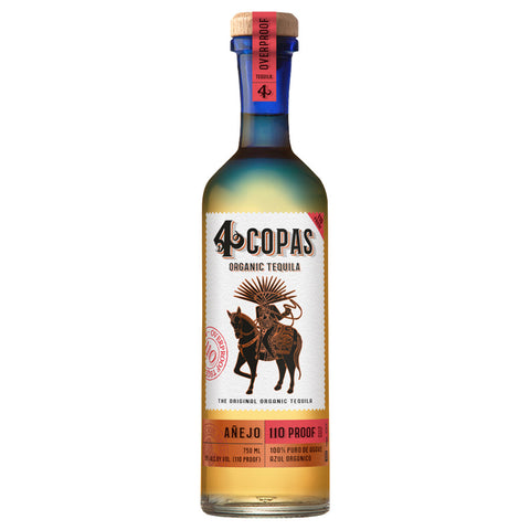 4 Copas Añejo 110 Proof Tequila