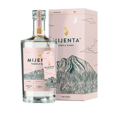 Mijenta Blanco Tequila Bottle and Box 750 ml.