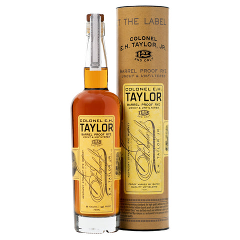 Colonel E.H. Taylor Barrel Proof Rye Whiskey Uncut & Unfiltered