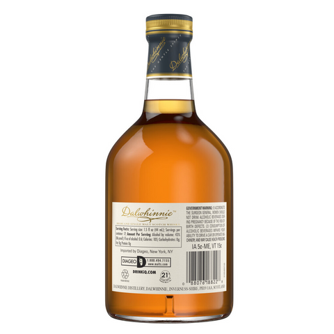 Dalwhinnie Distiller's Edition 2023 Double Matured Scotch Whisky back of bottle