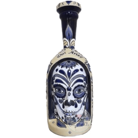 Dos Artes Skull 2021 Limited Edition Blanco Tequila 1 Liter Bottle Front