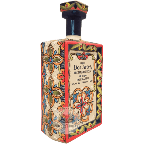 Dos Artes Reserva Especial Extra Añejo Tequila 1 Liter Side View