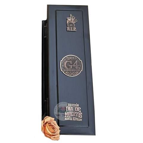 G4 De Madera Reposado Dia de Los Muertos Limited Edition Tequila Coffin