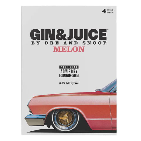 Gin & Juice Melon by Dre and Snoop 4 Pack Box