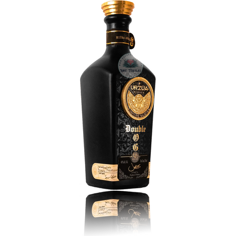 Urzúa Double OG Jacquees Edition Extra Añejo Tequila 750ml Left Side