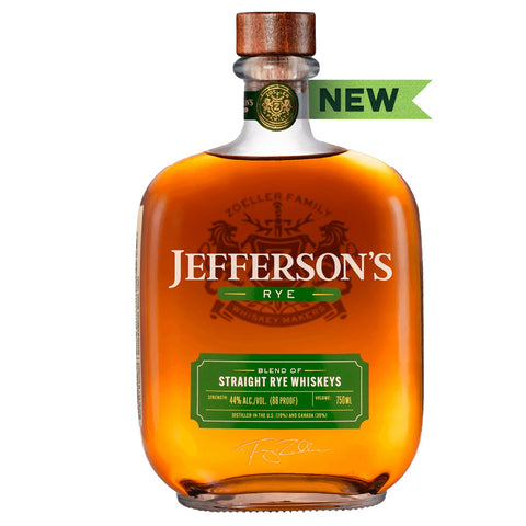 Jefferson's Rye Blend of Straight Rye Whiskeys