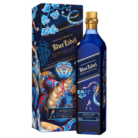 Johnnie Walker Blue Label Year of the Snake 2025 Limited Edition Scotch Whisky 750ml Bottle and Gift Box