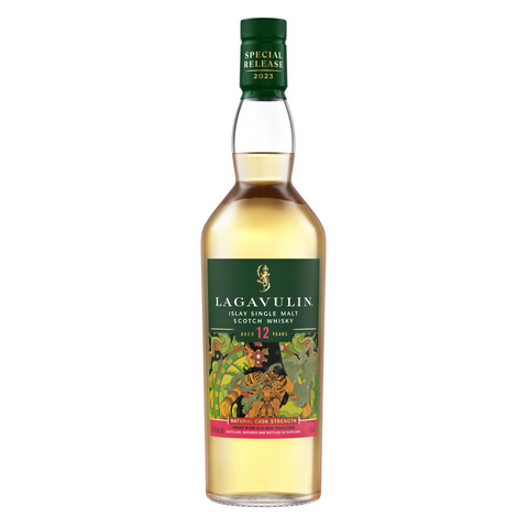 Lagavulin 12 Year 2023 Special Release Single Malt Scotch Whisky front of bottle