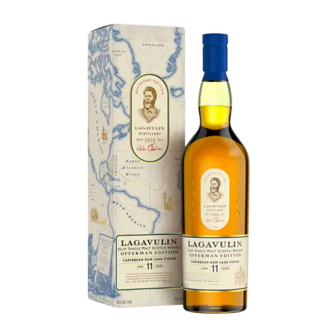 Lagavulin Offerman 4th Edition Caribbean Rum Cask Finish Scotch Whiskey