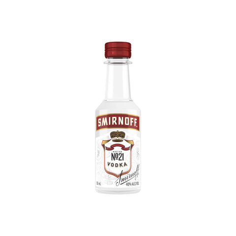 Smirnoff 80 Proof Vodka 50 ml