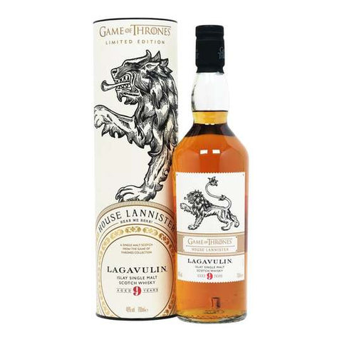 Lagavulin Game Of Thrones House Lannister 9 Year Old Single Malt Scotch Whisky