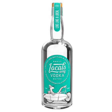 Locals Only Vodka made in Oceanside, CA. Locals Vodka. Locally Made Vodka. Locals Vodka. Vodka Locals Only.