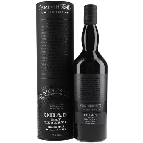 Oban Bay Reserve Game of Thrones Limited Edition Single Malt Scotch Whisky