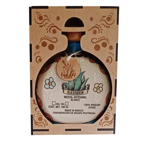 Raumen Artesanal Blanco Mezcal 750ml bottle — Double Gold Medal SF World Spirits Competition 2022