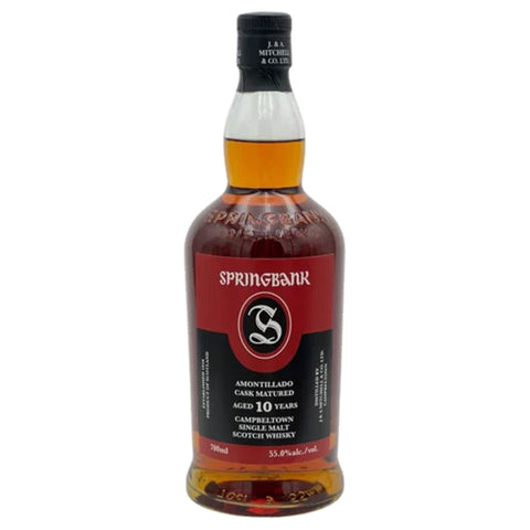 Springbank 10 Year Amontillado Sherry Cask Single Malt Scotch Whisky