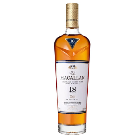 The Macallan 18 Year Double Cask Scotch Whisky 2024 Release bottle