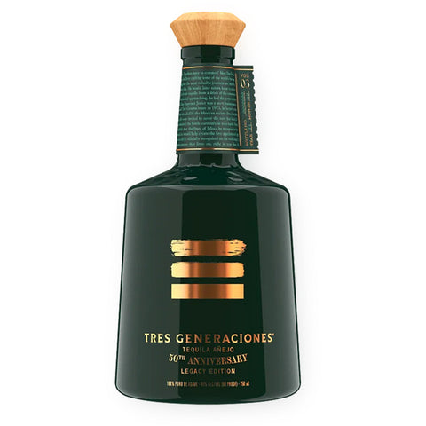 Tres Generaciones 50th Anniversary Añejo Tequila Legacy Edition Bottle