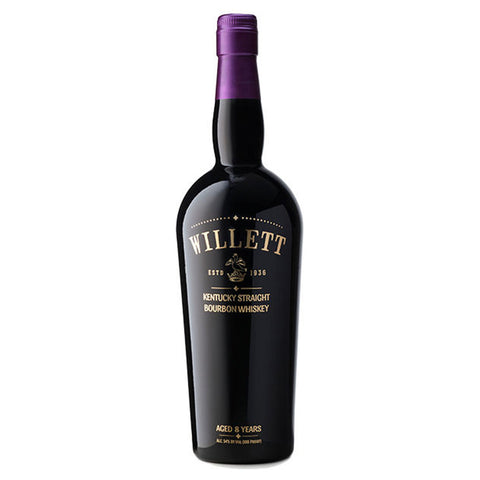 Willett 8 Year Wheated Kentucky Straight Bourbon Whiskey On a White Background.