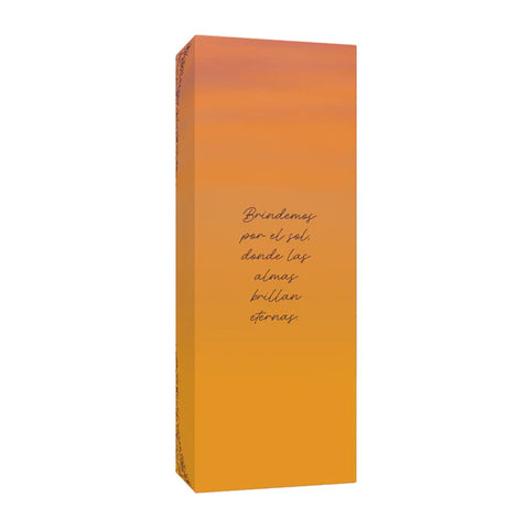Orange box with text on a white background