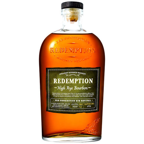 Redemption High Rye Whiskey
