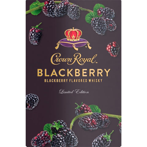 Crown Royal Blackberry Flavored Whisky front of box