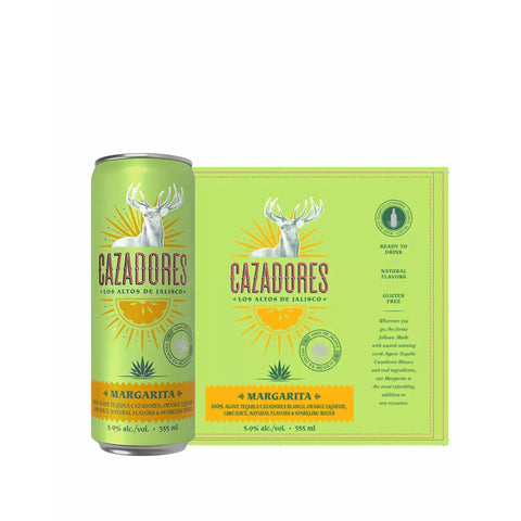 Cazadores Cocktail Margarita Ready To Drink 4pk 12oz Cans