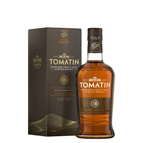 Tomatin 18 Yr Oloroso Sherry Cask Single Malt Scotch Whisky 750ml