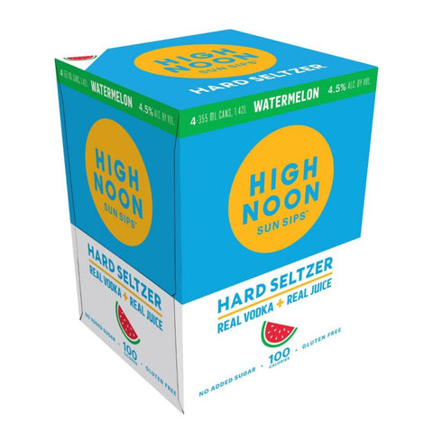 High Noon Watermelon Vodka Hard Seltzer Variety 4PK 12oz