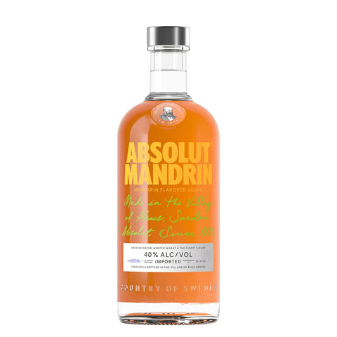 Absolut Mandrin Vodka 750ml