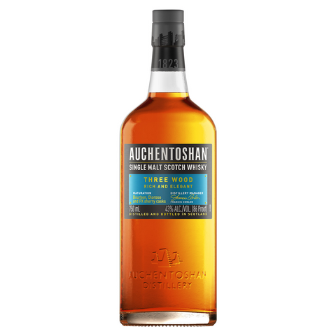 Auchentoshan Three Wood Single Malt Whisky Bottle