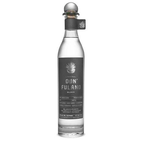 Don Fulano Fuerte 100 Proof Blanco Tequila.