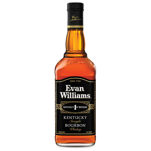 Evan Williams Black Label Kentucky Straight Bourbon Whiskey 750 ml
