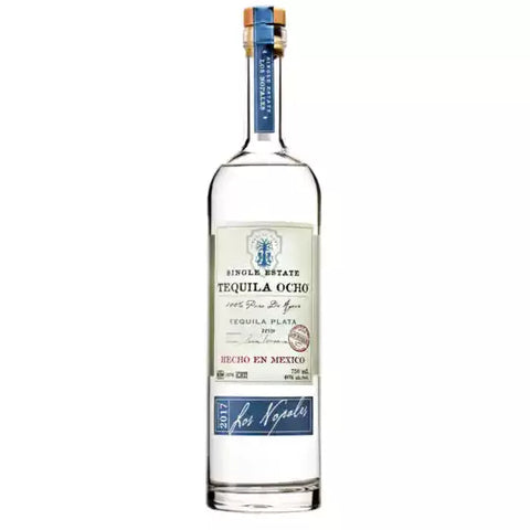 Tequila Ocho Plata 750 ml.